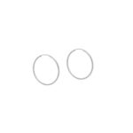 Κρικάκια Λευκόχρυσα 14Κ