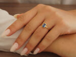 Δαχτυλίδι London Blue Topaz Σε Χρυσό 18 Καράτια
