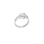 Διπλό Ασημένιο Δαχτυλίδι Κόμπος 925