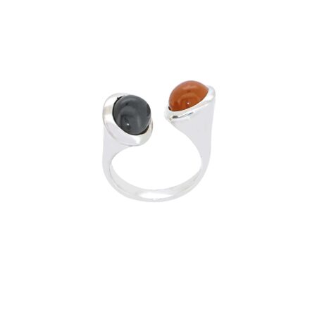 Moonstone Δαχτυλίδι Σε Ασήμι 925