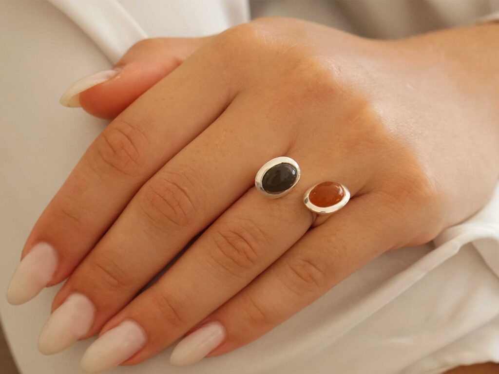 Moonstone Δαχτυλίδι Γυναικείο Σε Ασήμι 925