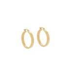 Σκουλαρίκια Χρυσοί Κρίκοι 14Κ Με Μαιάνδρους