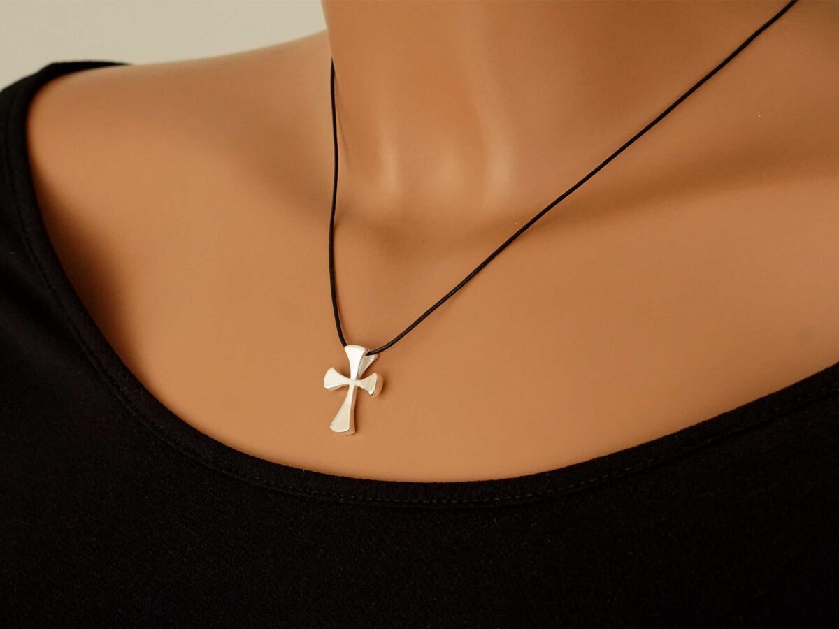 Unisex Ασημένιος Σταυρός 925