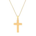 Χρυσός Σταυρός 18 Καράτια Με Αλυσίδα