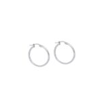 Λευκόχρυσα Σκουλαρίκια Κρικάκια 14Κ