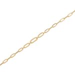 Χρυσό Βραχιόλι Αλυσίδα 9 Καράτια