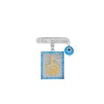 Δίχρωμη Παραμάνα Φυλαχτό Για Κορίτσι Και Αγόρι Σε Ασήμι 925