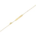 Χρυσή Ταυτότητα Για Νεογέννητο Κοριτσάκι 14Κ