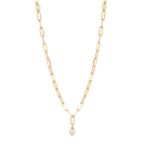 Κολιέ Αλυσίδα Χρυσή 14Κ Με Μαργαριτάρια