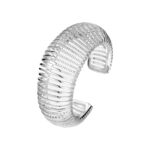 Pianegonda Ασημένιο Βραχιόλι Χειροπέδα 925 Με Μοϊσανίτη