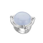 Pianegonda Δαχτυλίδι Με Χαλκηδόνιο Ασήμι 925 (PSOR010B)