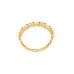 Δαχτυλίδι Μισόβερο Χρυσό 14Κ Με Ζιργκόν Πέτρες