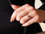 Δαχτυλίδι Με Μωβ Πέτρα Σε Χρυσό 14 Καράτια