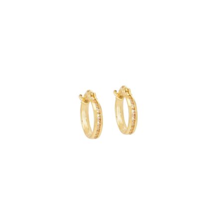 Σκουλαρίκια Κρικάκια Με Ζιργκόν14K
