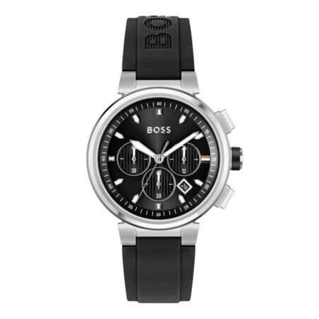 Boss Ρολόι Ανδρικό Με Μαύρο Λουράκι (κωδ: 1513997)