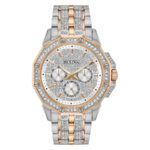 Bulova Crystal Δίχρωμο Ρολόι 98C133