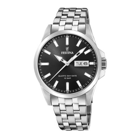 Festina Ανδρικό Ρολόι Με Μαύρο Καντράν (F20357/4)