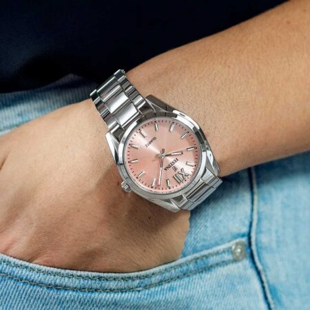 Festina Γυναικείο Ρολόι Με Ροζ Καντράν Και Μπρασελέ F20622/2