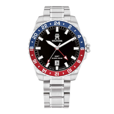 Ανδρικό Ρολόι Tommy Hilfiger GMT Με Μπρασελέ (1792131)