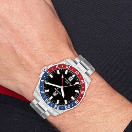Ανδρικό Ρολόι Tommy Hilfiger GMT Με Μπρασελέ (1792131)