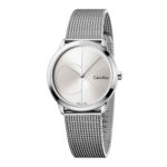 Calvin Klein Minimal Ρολόι Με Ασημί Καντράν K3M2212Z