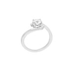 Μονόπετρο Με Διαμάντι Φλόγα 18Κ