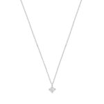 Μονόπετρο Μενταγιόν Με Διαμάντι 18Κ