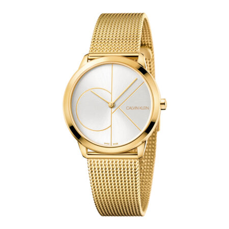 Επίχρυσο Ρολόι Γυναικείο Calvin Klein Minimal K3M22526