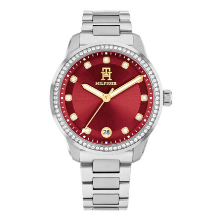 Ρολόι Tommy Hilfiger Με Κόκκινο Καντράν 1782794