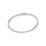 Βραχιόλι Χειροπέδα Με Ζιργκόν Σε Ασήμι 925