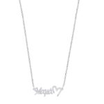 Ασημένιο Κολιέ Μαμά 925 Με Καρδούλα