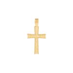 Χρυσός Σταυρός Διπλής Όψης 14Κ