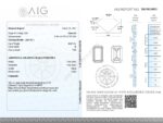 Μονόπετρο Με Διαμάντι Εργαστηρίου Emerald Cut Λευκόχρυσο 18 Καράτια