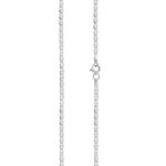 Ασημένια Αλυσίδα Λαιμού Θήτα 925 Μήκους 50,00 cm