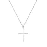 Ασημένιος Σταυρός Με Αλυσίδα 925 Και Πέτρες