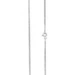 Gourmet Αλυσίδα Λαιμού Ασημένια 925 Μήκους 45,00 cm