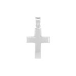 Σταυρός Βάπτισης Λευκόχρυσος 14Κ