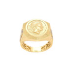 Δίχρωμο Ανδρικό Δαχτυλίδι 14Κ