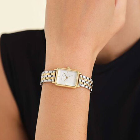 Δίχρωμο Ρολόι Rosefield Octagon XS (OWDSG-062)