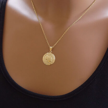 Μενταγιόν Με Μαιάνδρους Χρυσό 9 Καρατίων