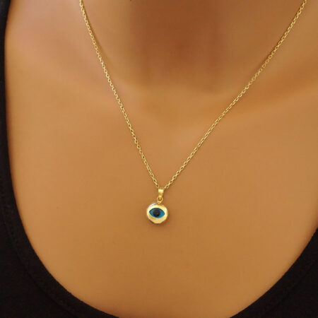 Μενταγιόν Ματάκι Χρυσό 14Κ