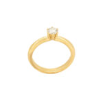 Μονόπετρο Με Διαμάντι Χρυσό 18Κ