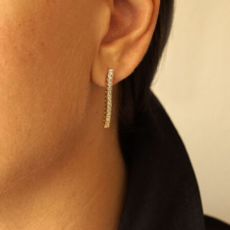 Χρυσά Σκουλαρίκια Κρεμαστά 14 Καράτια