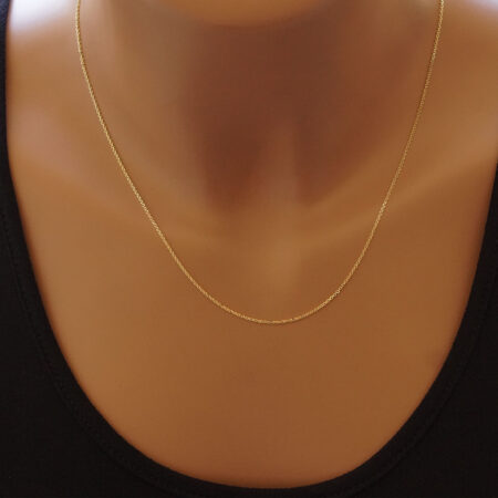 Χρυσή Αλυσίδα 14 Καράτια 45 cm