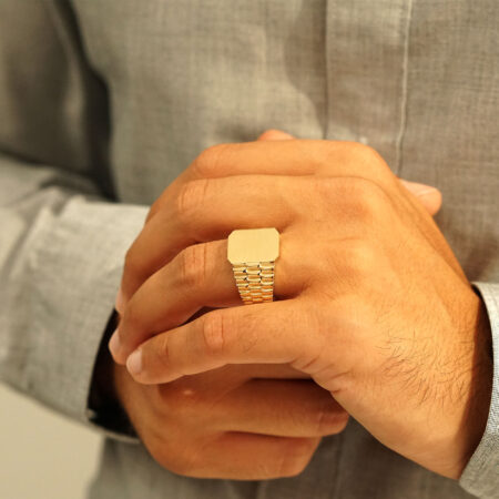 Χρυσό Δαχτυλίδι Ανδρικό 14 Καράτια