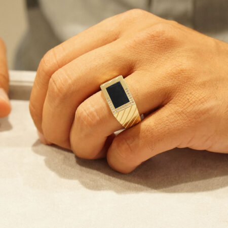 Δαχτυλίδι Χρυσό Ανδρικό 14 Καράτια