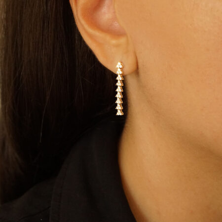 Γυναικεία Χρυσά Σκουλαρίκια 14 Καράτια