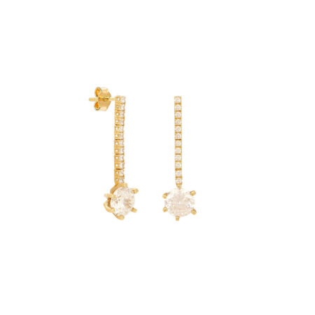 Κρεμαστά Γυναικεία Σκουλαρίκια 14Κ