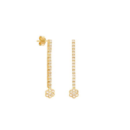 Κρεμαστά Γυναικεία Σκουλαρίκια 14Κ