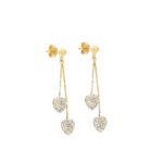 Κρεμαστά Σκουλαρίκια Σε Χρυσό14Κ